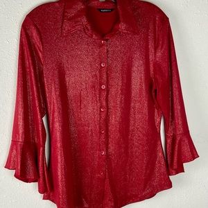 90s does 70s Disco Blouse